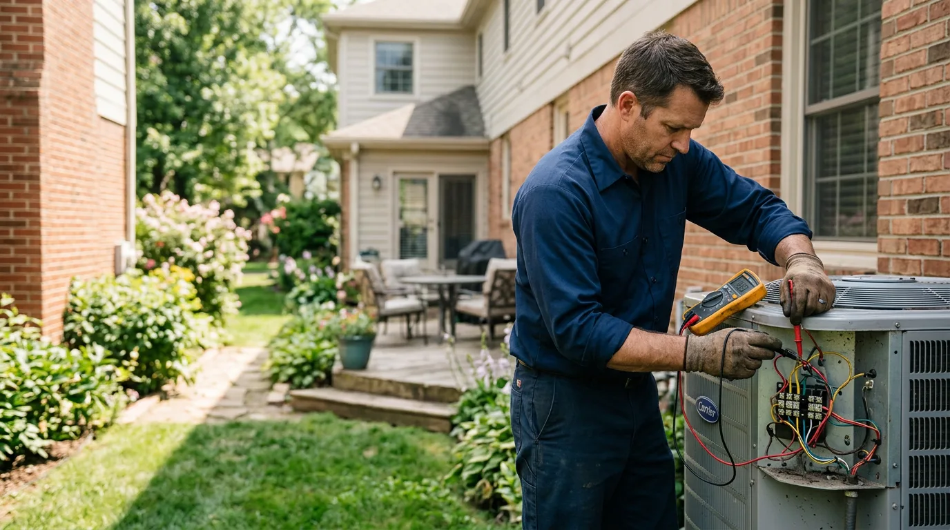 HVAC technician working near Dover, TN